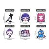 Korean POP Girls Band Enamel Pins Cartoon Demon Hunter Brooches Lapel Badges Clothes Anime Jewelry Gift for Fans Friends