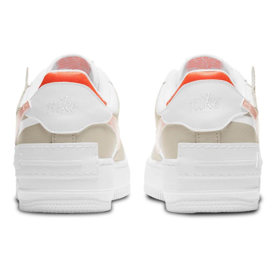 Nike Air Force 1 Low Shadow 'White Bright Mango' Women's Sneakers DH3896-100