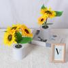 Декоративный окружающий свет, привлекающий внимание украшение стола, двойное назначение, зарядка и подключение, прочный, в форме подсолнуха, декоративный окружающий свет