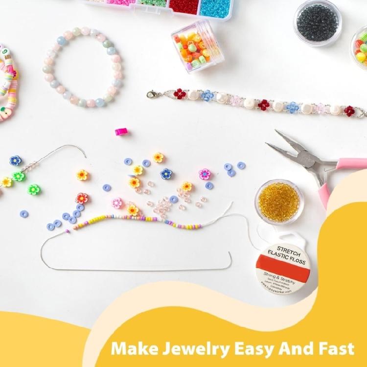 Удобный набор игл для бисера Модный аксессуар для мастеров по изготовлению ювелирных изделий Набор из 4 размеров Портативный для ожерелий и браслетов