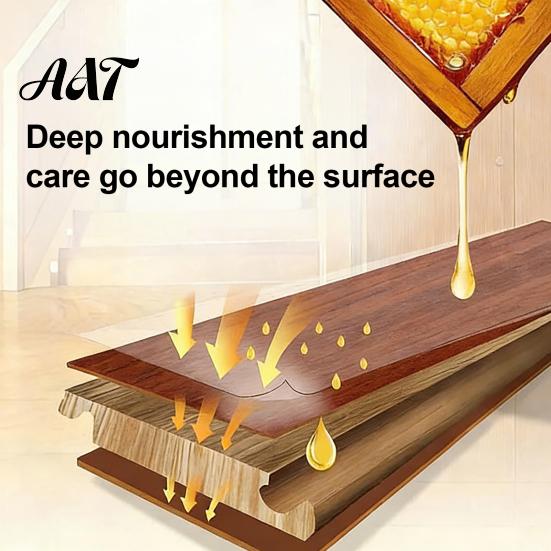 Wood Restoration Spray Beeswax for Wood, Bees Wax Furniture Polish And Cleaner with Sponge Towel, Natural Floors Cabinets, Care Shine Protection