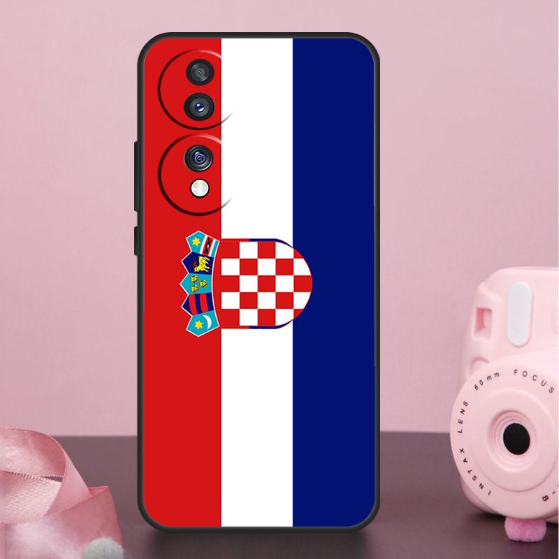 Чехол Флаг Хорватии Для Honor Magic 7 5 6 8 Pro X9a X9b X9c X9d X8b X8c Win RT 50 70 90 200 400 Lite Обложка