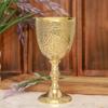 Handmade Brass Communion Cup Birthday Anniversary Royal Gothic Chalice Goblet Gift For Wife, Husband, Son, Wedding With Velvet Gift Box