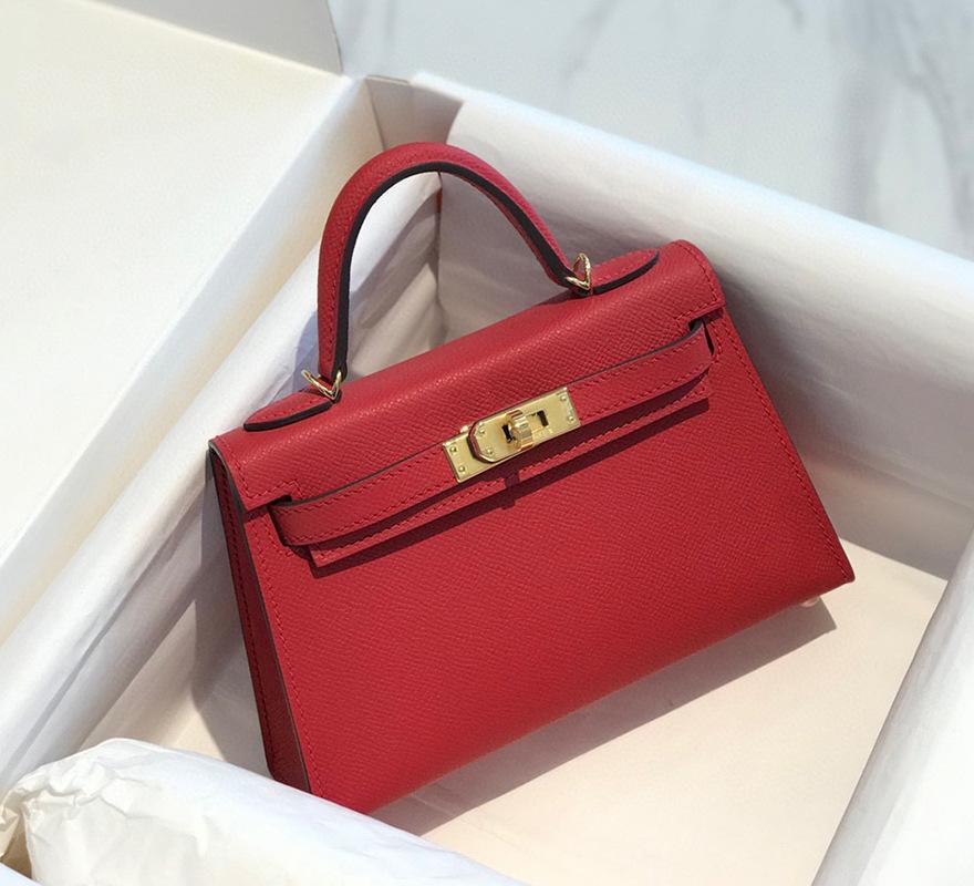 High End Quality Palm Pattern Mini Second-generation Bag Mini Bag Genuine Leather Women's Bag Cowhide Single Shoulder Handbag Crossbody Bag