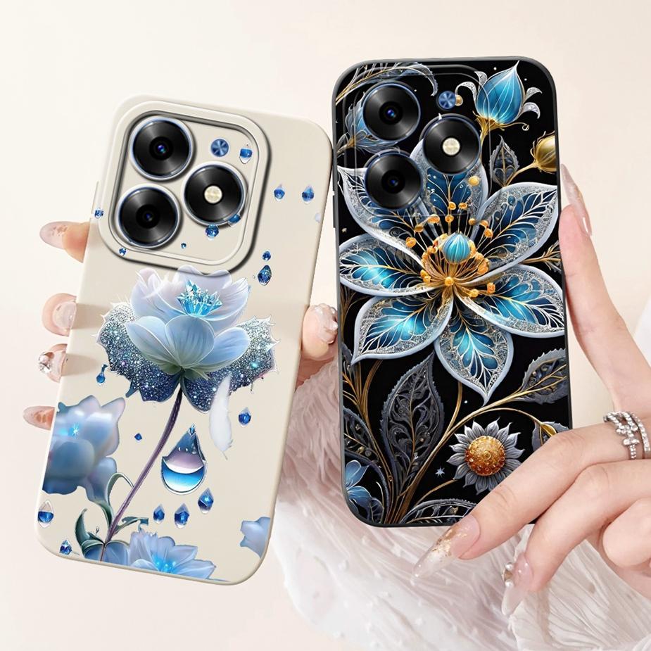Чехол для Tecno Spark 20C Spark20 Pro KJ6 Новый модный чехол с рисунком-конфетой Ударопрочный чехол для телефона Для Tecno Spark 20 Pro Plus Корпус