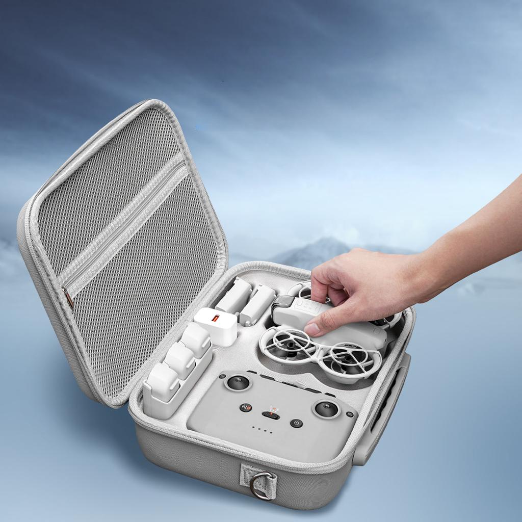 Drone Carrying Case Water Resistant Hard ive Shoulder Bag for Neo RC-N3 Remote Controller Intelligent Battery