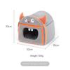 Warm Little Monster Pet Sofa In Winter Funny Mongolian Yurt Cat Nest Comfortable Semi-closed Slipper Nest