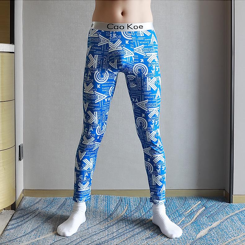 Мужские разноцветные теплые брюки и леггинсы из чистого хлопка на осень/зиму