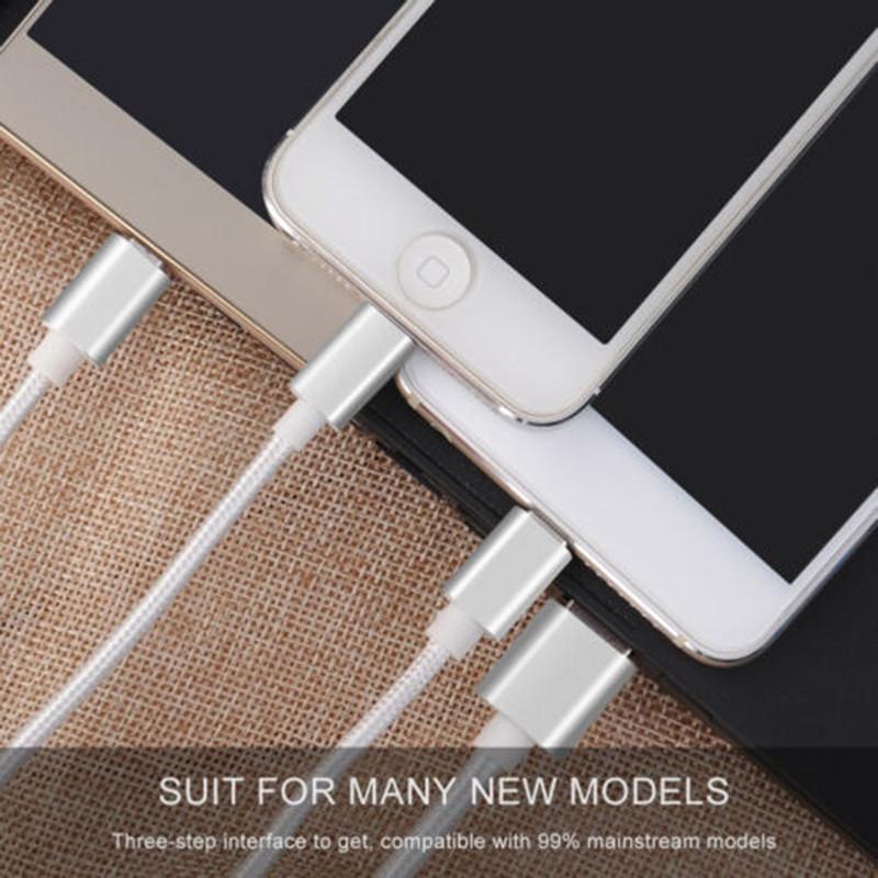 USB 3-в-1 Зарядный кабель Micro Type-C Кабель для синхронизации данных Для iPhone 5 6 7plus Android