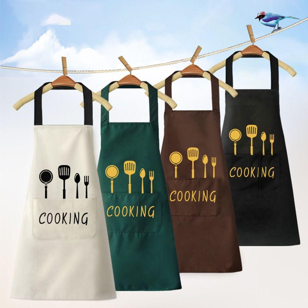 PVC Apron Waterproof Cooking Work Clothes New Kitchen Smock
