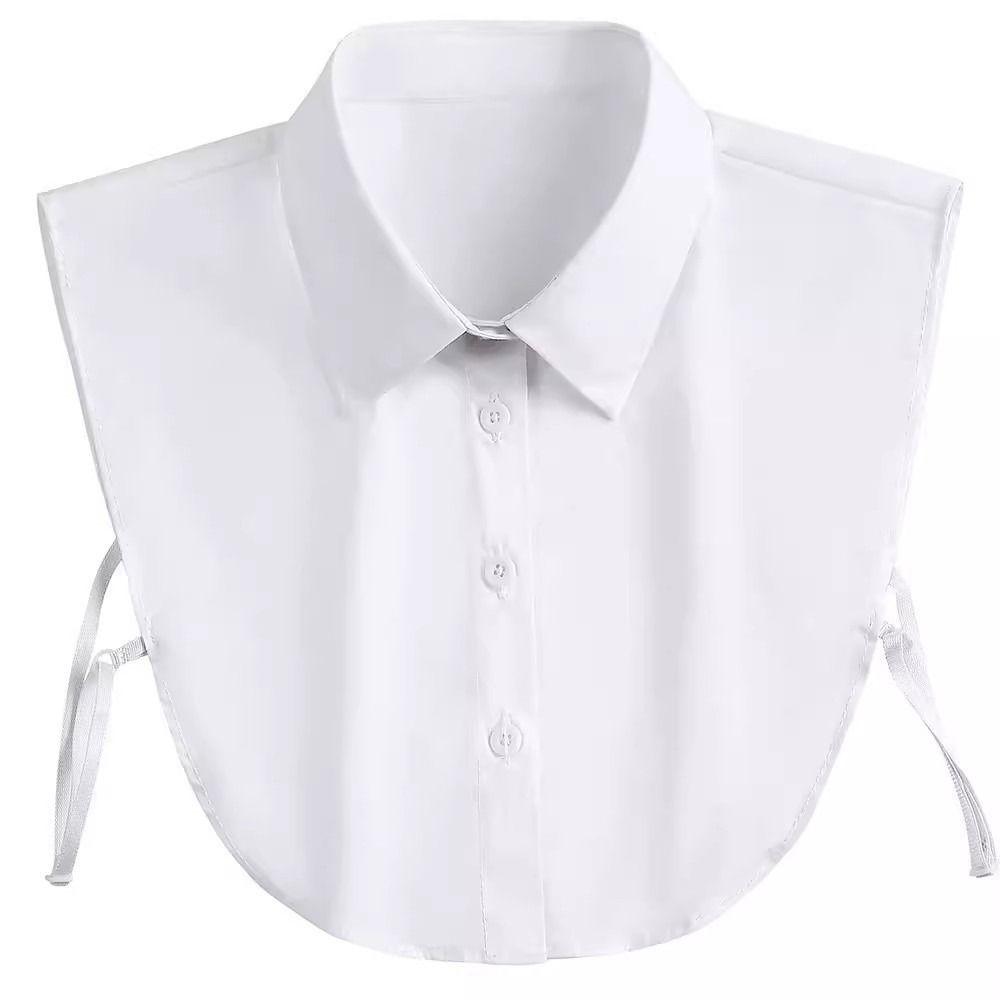 Fashion Half Shirt Style Fake Collar Versatile Detachable Collar Cotton Fake Collar Women Men
