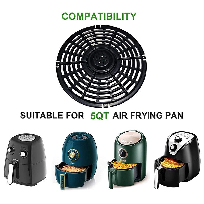 Сменная сковорода для гриля для аэрофритюрницы, 6/7/8'' Аксессуары для аэрофритюрниц с антипригарным покрытием