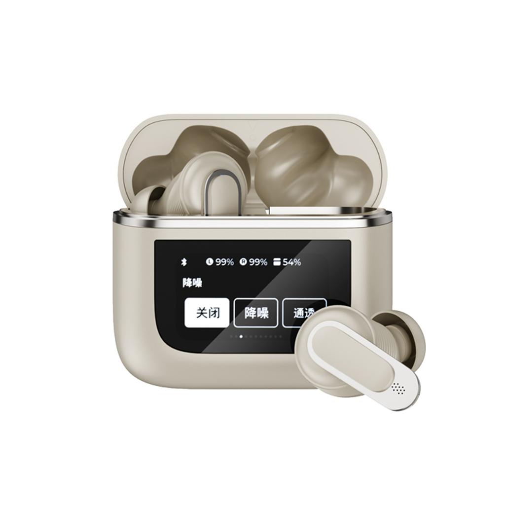 Беспроводная гарнитура V8 BT, полноцветный ЖК-дисплей, интеллектуальный сенсорный экран, шумоподавление ANC