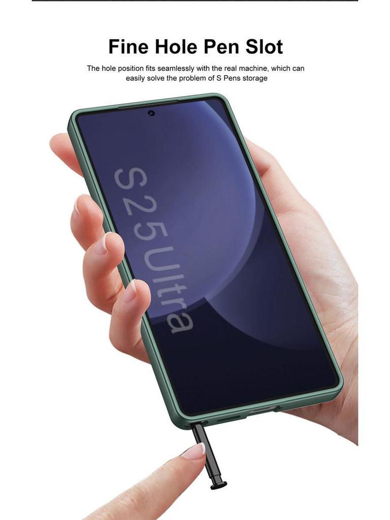 Тонкий силиконовый мягкий чехол из ТПУ Samsung S25 Ultra с защитой от падений и точными вырезами