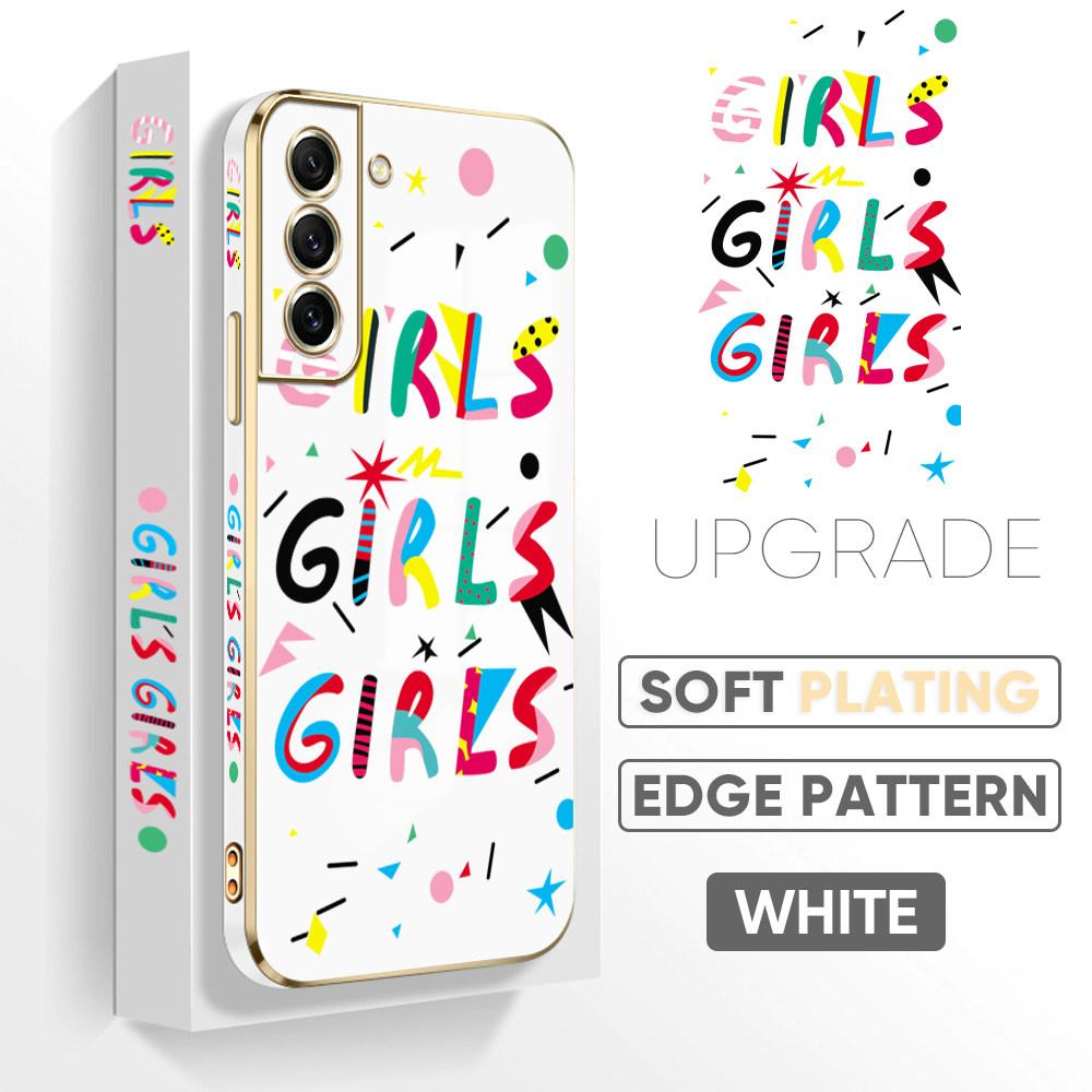 Красочные печатные узоры с квадратным краем корпуса с покрытием корпуса телефона Роскошное покрытие Мягкий чехол для телефона для iPhone Motorola Moto OnePlus Samsung