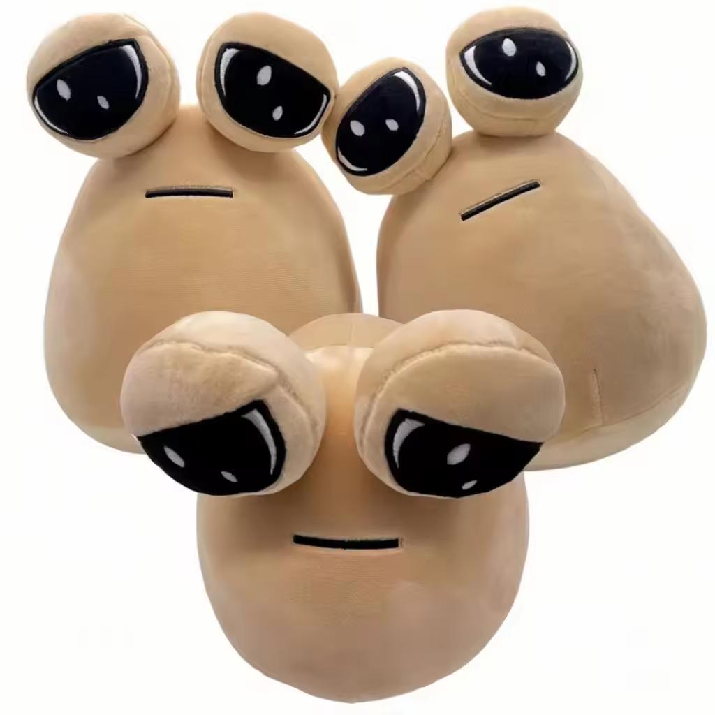 New Game My Pet Alien Pou Plush Toy Furdiburb Emotion Alien Plushie Stuffed Animal Pou Doll