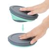 With Lid Foldable Salad Bowl Food Container 3Pcs/Set Silicone Bowl Sets Folding Lunch Box Portable Folding Bowl