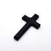5pcs Wood Cross Pendant Charm Hangable Charm Ornament Decoration Crafts for Home Church Praying Meditation Charm Gift