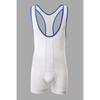 Mens Compression Bodysuit With Water Print Shorts Surfing Diving Wetsuit Base Layer Workout