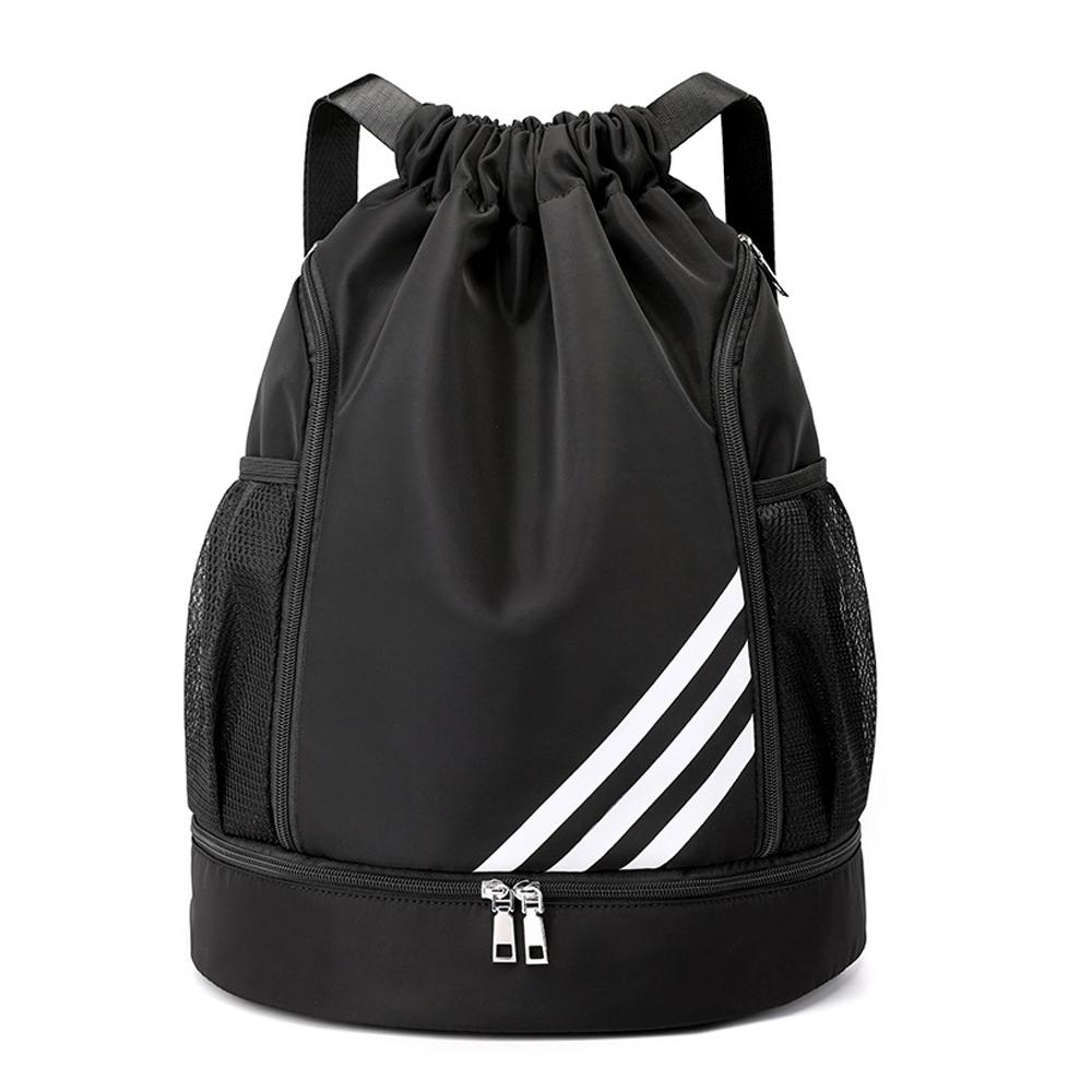 Outdoor Sports Balls Backpack Drawstring Bag Portable Oxford Cloth Basketball Football Organizing