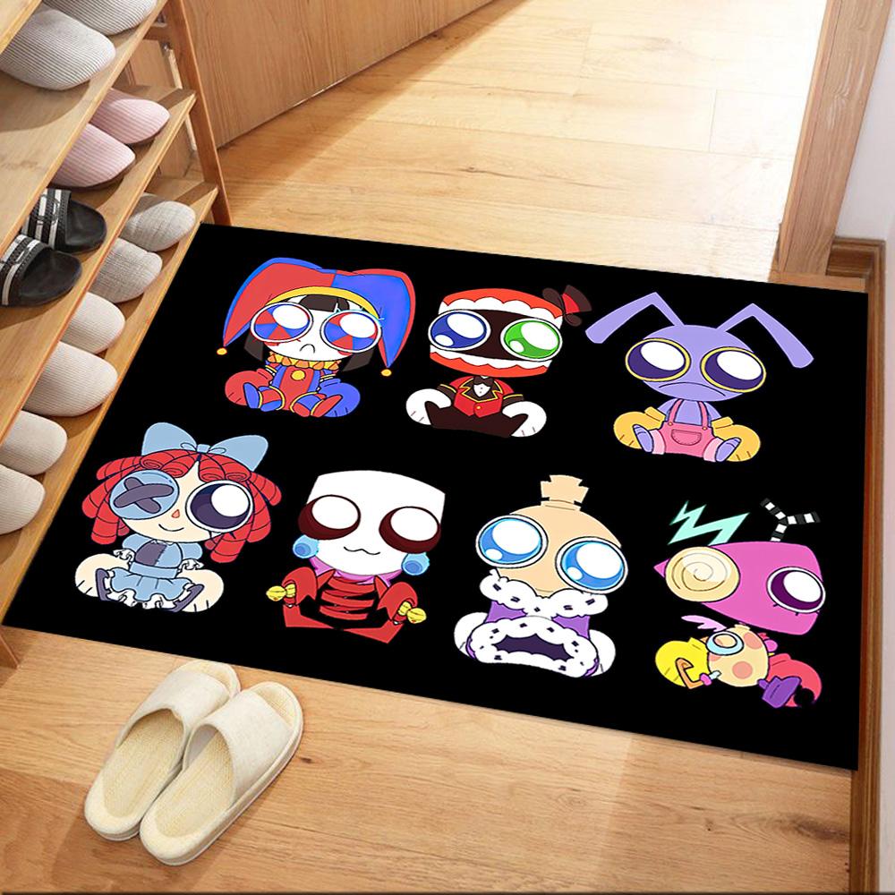 Digital Circus Carpet Design For Bedrooms Hallway Kitchen Balcony Antislip Carpet Decorate Offices Perfect Gift For Womenmen