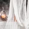 76x183cm Halloween Decorations Black Creepy Gauze Cloth Window Table Door Net Spooky Fancy Dress Party Haunted House Wall Decor
