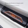 For 2025-2026 Facelift Zeekr 7X Electric Tailgate Warning Sticker, Rear Door Button Switch Anti-Collision Sticker