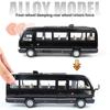 1/24 Toyota Coaster Средний Бизнес Автобус Литой Сплав Модель Машины Моделирование Бутик Книжный Шкаф Украшения Модный Орнамент Подарок Мальчик