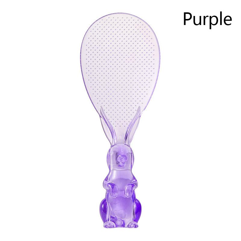 Reative Plastic Can Stand Up Rabbit Rice Spoon Transparent And Non Stick Rice Rice Spatula Kitchen Utensils
