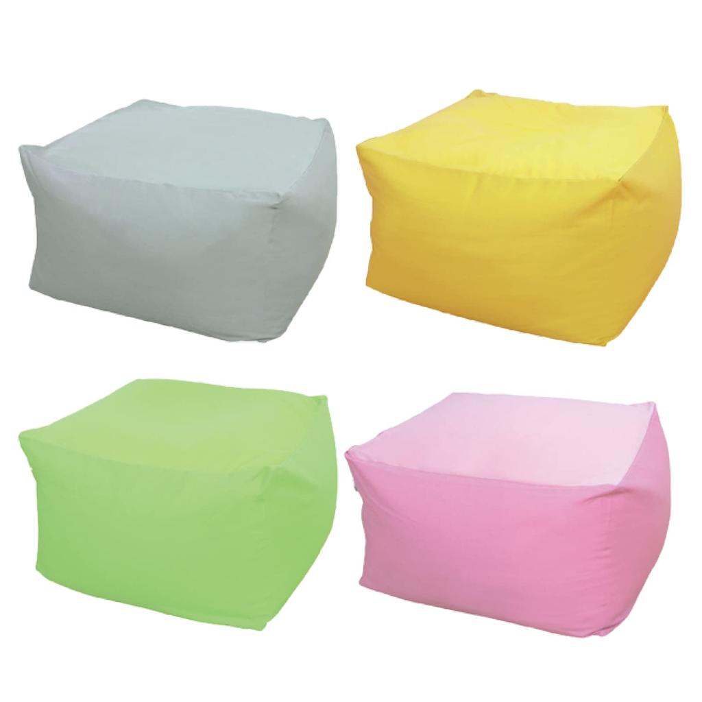 Подушка-валик Flex Sales "Погруженный в счастье" Сделано в Японии Двусторонняя кубическая Зеленый Средний Французский цвет PCM-F55