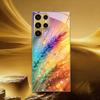 Гальванизированный золотой новый чехол для телефона для Samsung Galaxy S26 Ultra S25 Plus S24 S23 S22 fe закаленное стекло Художественные текстурные узоры