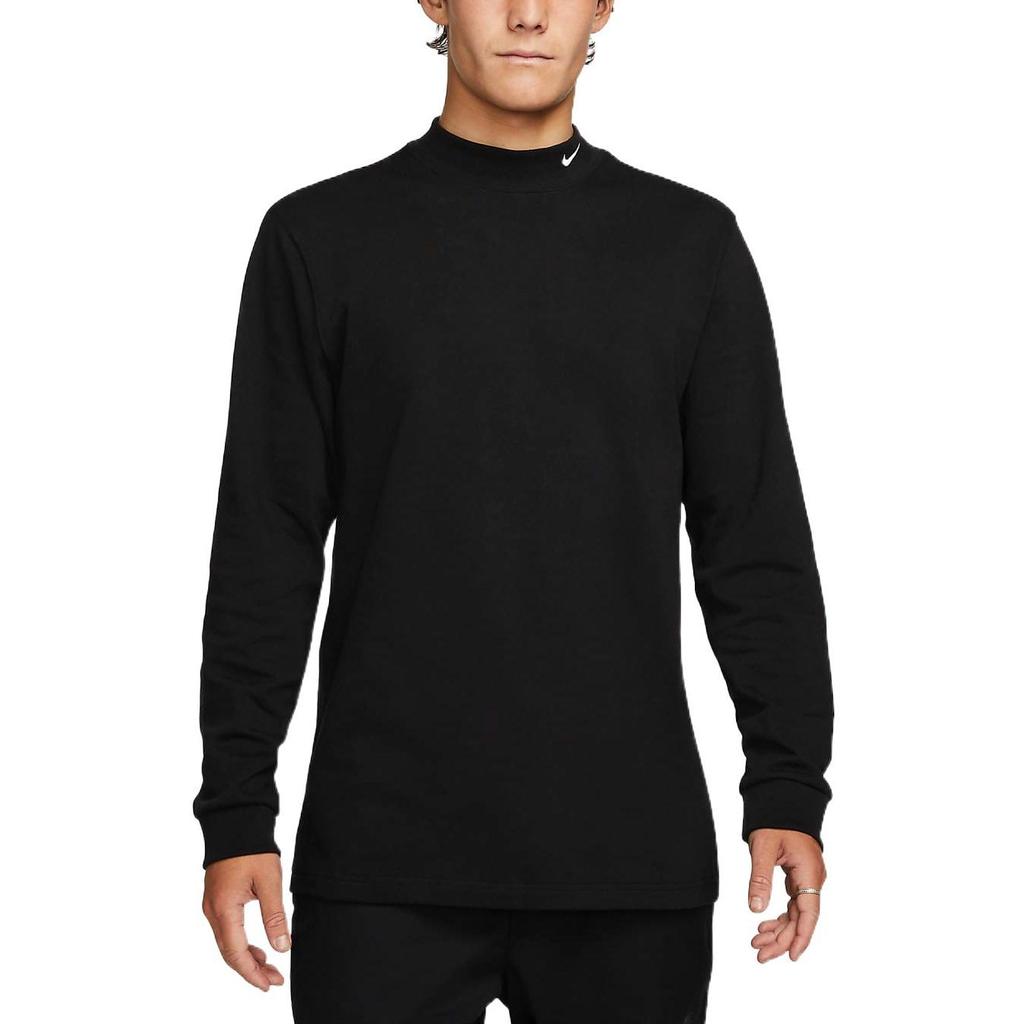 Nike Футболки Мужские Черная Водолазка Умеренный Прямой Крой DX5869-010