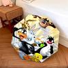 1 шт. Зонт с рисунком Looney Tunes, портативный складной зонт, железный каркас, структура костей с отверстиями, уличный домашний зонт