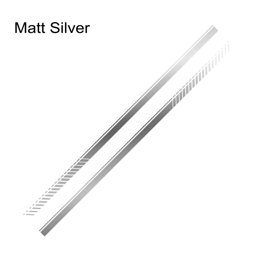 2 шт. Наклейки для украшения боковой линии талии двери автомобиля, гоночные полосы, декор кузова автомобиля, виниловая пленка, наклейки, аксессуары для Toyota Hiace