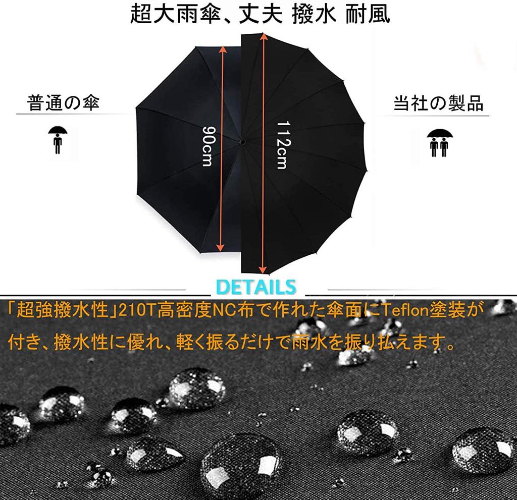 TTOVALIGERIA Длинный 16-дюймовый водонепроницаемый стеклянный дождливый сезон, включает в себя чехол для хранения зонта, зонт, спицы, мужской, с одним касанием, прочный, водоотталкивающий,