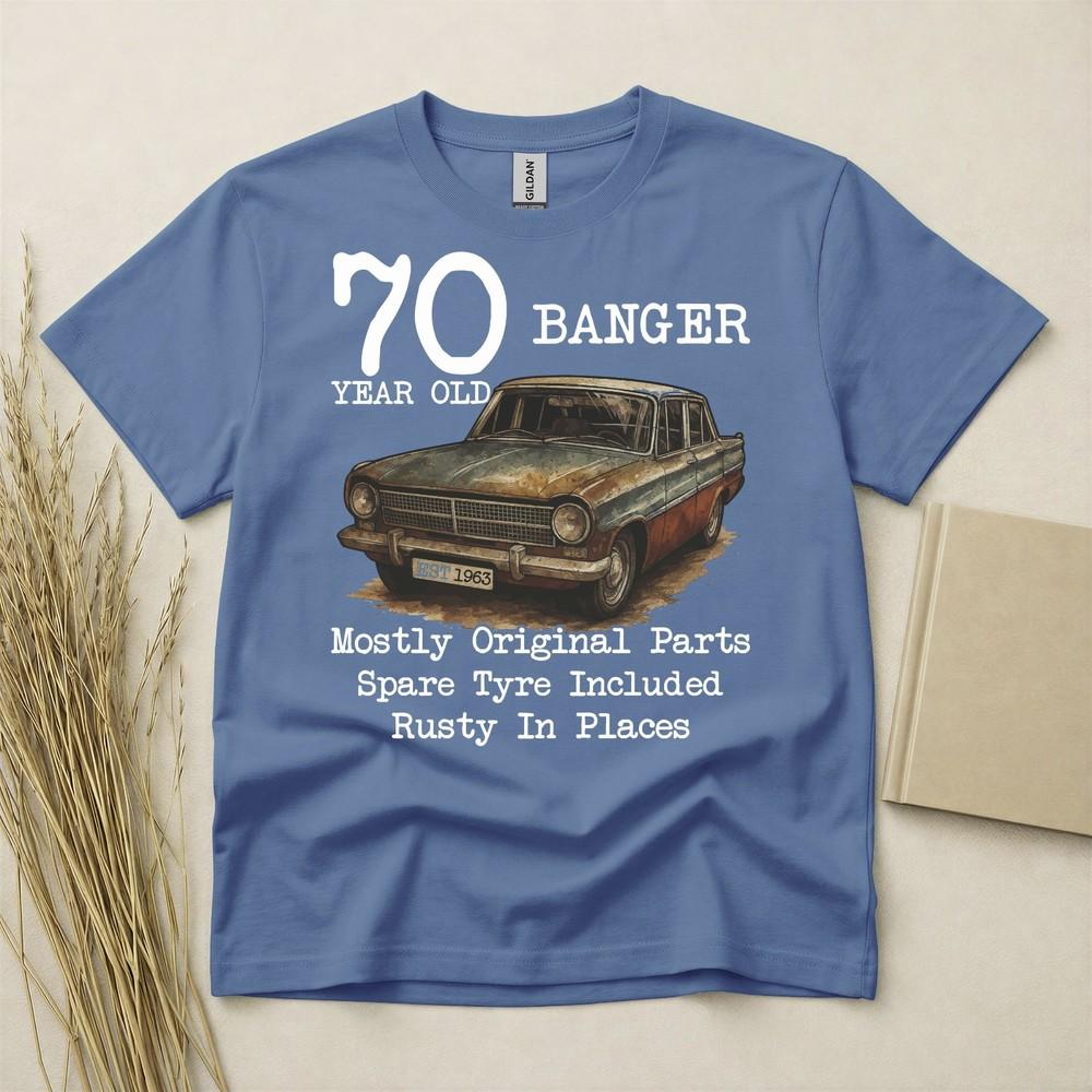 70th Birthday Tshirt Born In 1956 Gifts Classic Car T Shirt 70 Years Old Tee