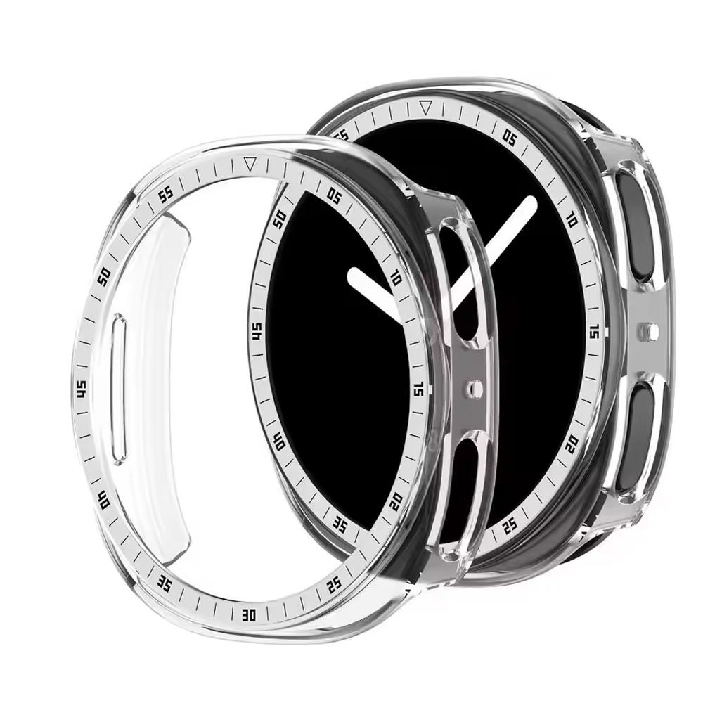 Чехол для корпуса ПК для Samsung Galaxy Watch 8 44 мм Аксессуары Защитная пленка для экрана Бампер Корпус Полый циферблат Для Samsung Watch 8 40 мм чехол