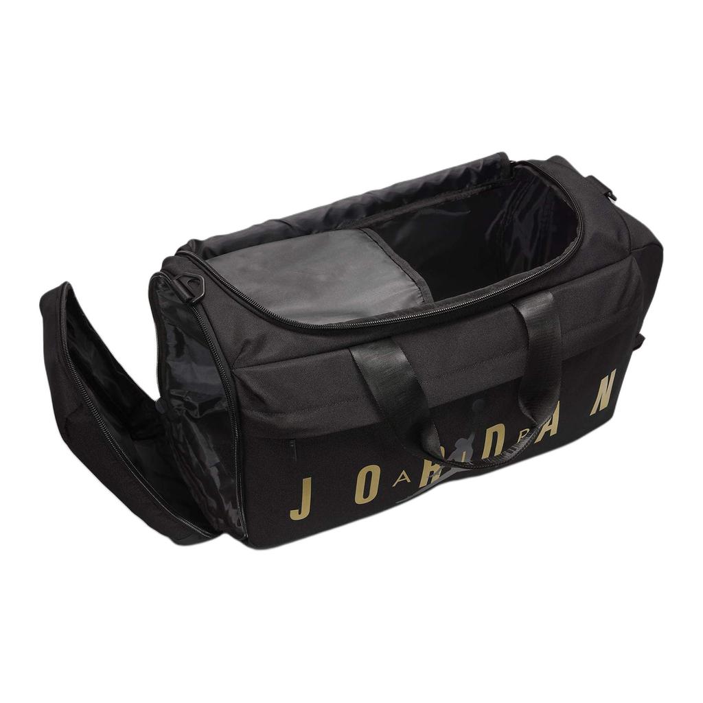 Jordan Velocity Fashion Sports Zipper Closure Polyester Shoulder Crossbody Tote Travel Bag Unisex bags Black Gold HF7295-014