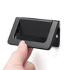 Oukali Modern Fashion Furniture Drawer Cabinet Pull Handle Kitchen Dresser Black 64mm Hidden Pulls Zinc Handles