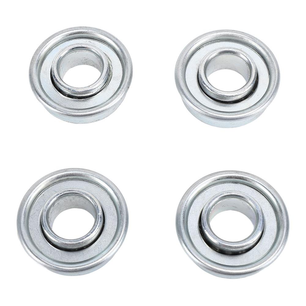 4PCS Silver Mower Shaft Bearings Heavy Duty Wheel Drive Mower Bearings Durable Lawn Mower Bearings