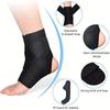 Фиксатор голеностопа из неопрена, регулируемый компрессионный комплект для голеностопа с полиэтиленовой пластиной для лечения растяжений связок голеностопа, бега