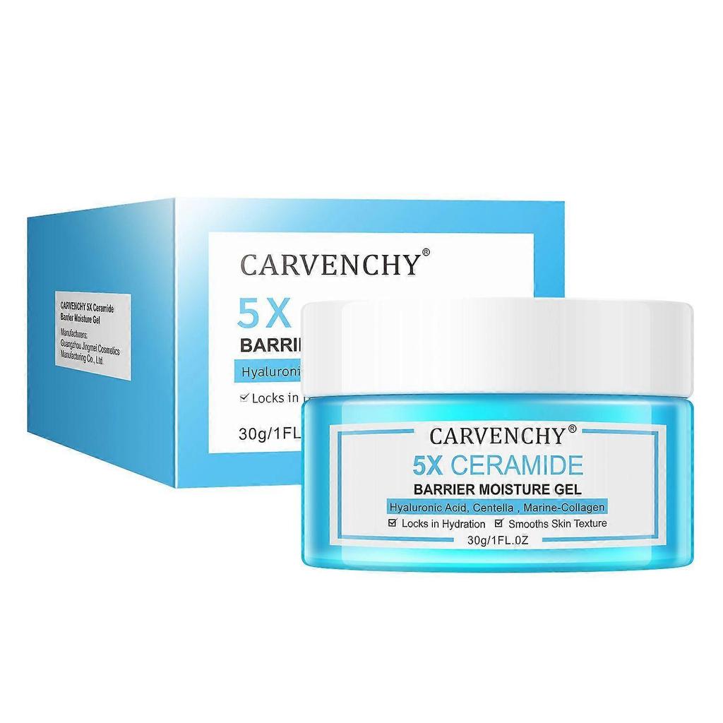 Barrier Repair Cream, Hyaluronic Acid 5x Ceramide Daily Moisturizer Face Cream for All Skin Types,Deep hydration,Revitalize for gentle and improve ski