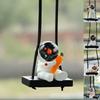 Car Swing Pendant Astronaut Rearview Mirror Hanging Ornaments Swing Astronaut Pendant Automobile Decoration Accessories