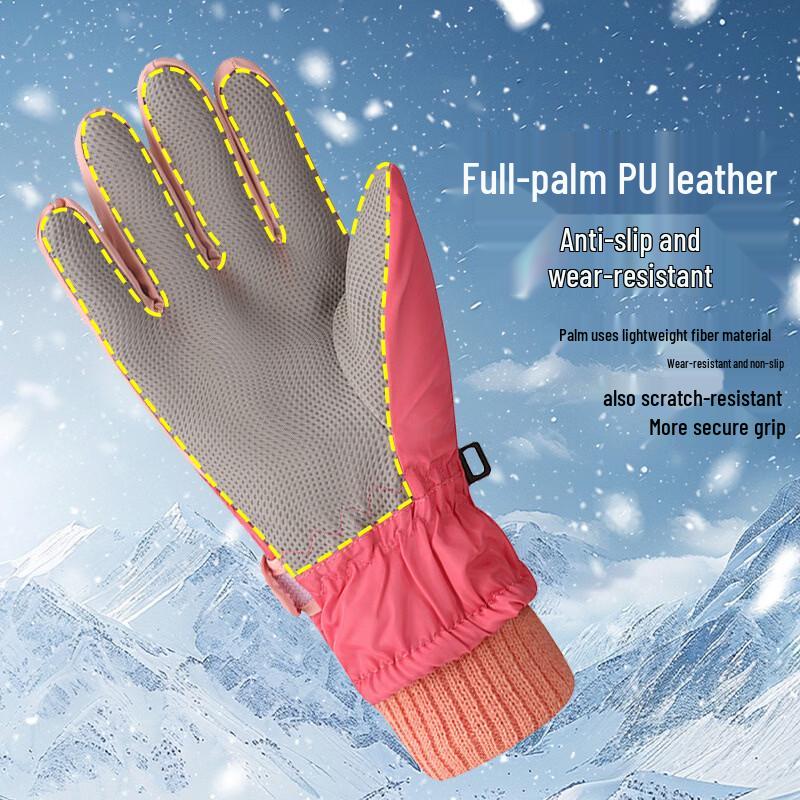 Woke Kids' Little Horse Fleece-Lined Winter Mittens