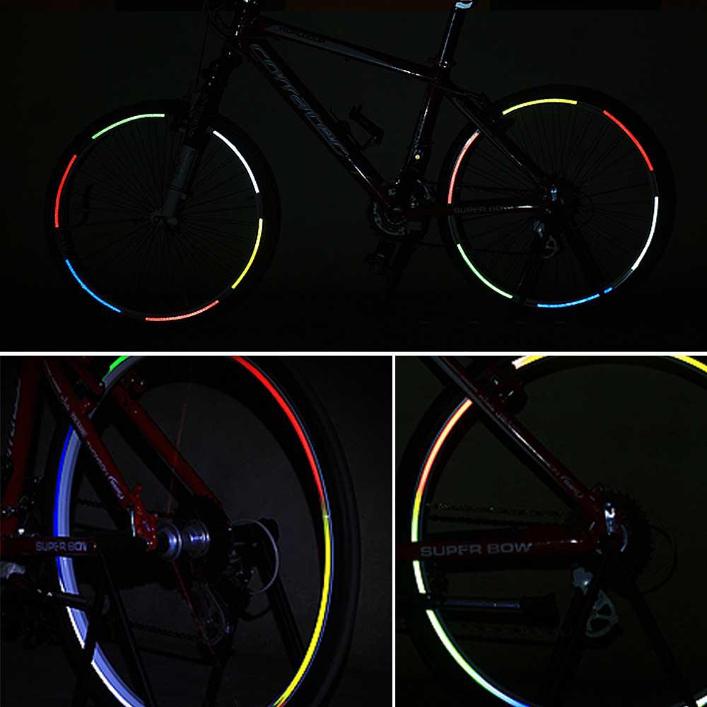Наклейка На Колесо Велосипеда Наклейка На Колесо MTB Светоотражающая Лента Флуоресцентная Светоотражающая Лента Наклейка На Велосипед