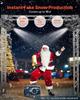 Snow Machine, Powerful 650W Handheld/Hanging Fake Snow Maker, Snowflake Making Machine with Portable Handle, Outdoor & Indoor Artificial Snowflake