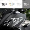 Наклейка Мотоцикл Исследователь Автомобиль Шлем Голова Наклейки Для DUCATI KTM YAMAHA Vespa Voge Honda Forza BAJAJ CFMOTO