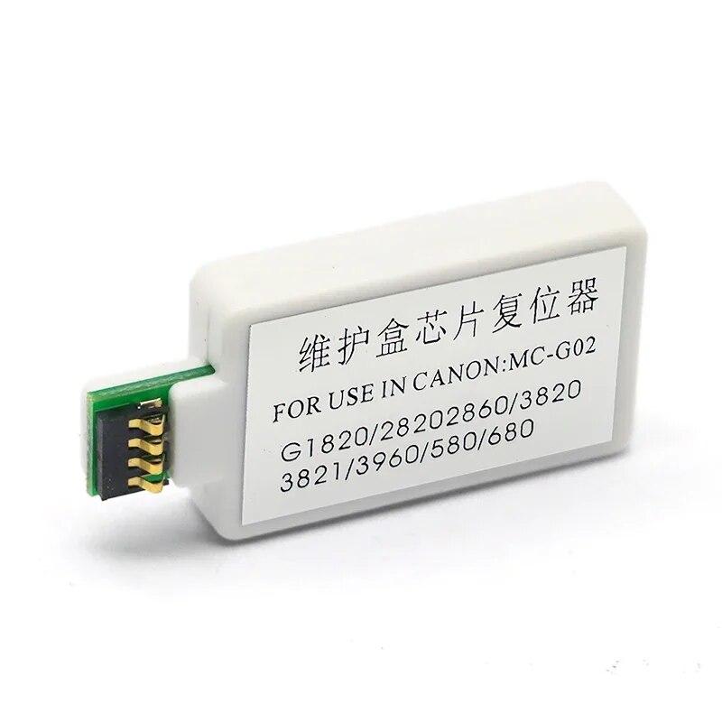 MC-G02 Чип для обслуживания резервуара для Canon G1520 G2520 G2560 G3520 G3560 G3620 G3660 G1020 G2020 G3020 G3060 декодер 1 шт.