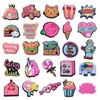 25Pcs Girls Series PVC Shoes Charms DIY Decorations