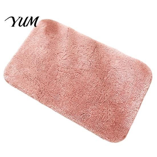 Water Absorbing Foot Mat Thick Plush Bath Rug, Extra Soft Absorbent Bathroom Non Slip Safety Shower Rug Fluffy Microfiber for Floor/Tub, 24 x 16 Inch